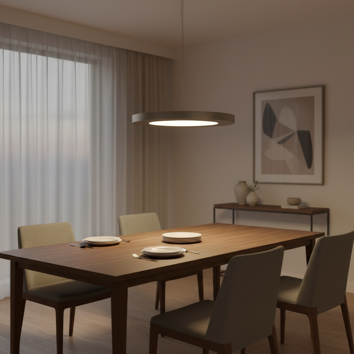 Lunar Disc Pendant Light