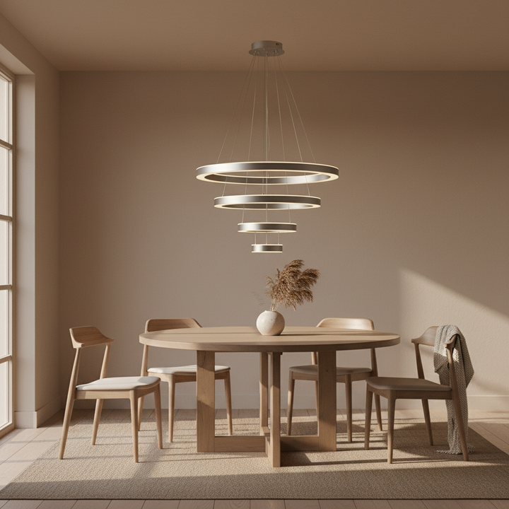 Cascade Halo Ring Chandelier